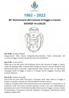 60� Anniversario del Comune di Poggio a Caiano